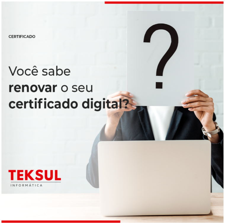 Renovação - Certificado